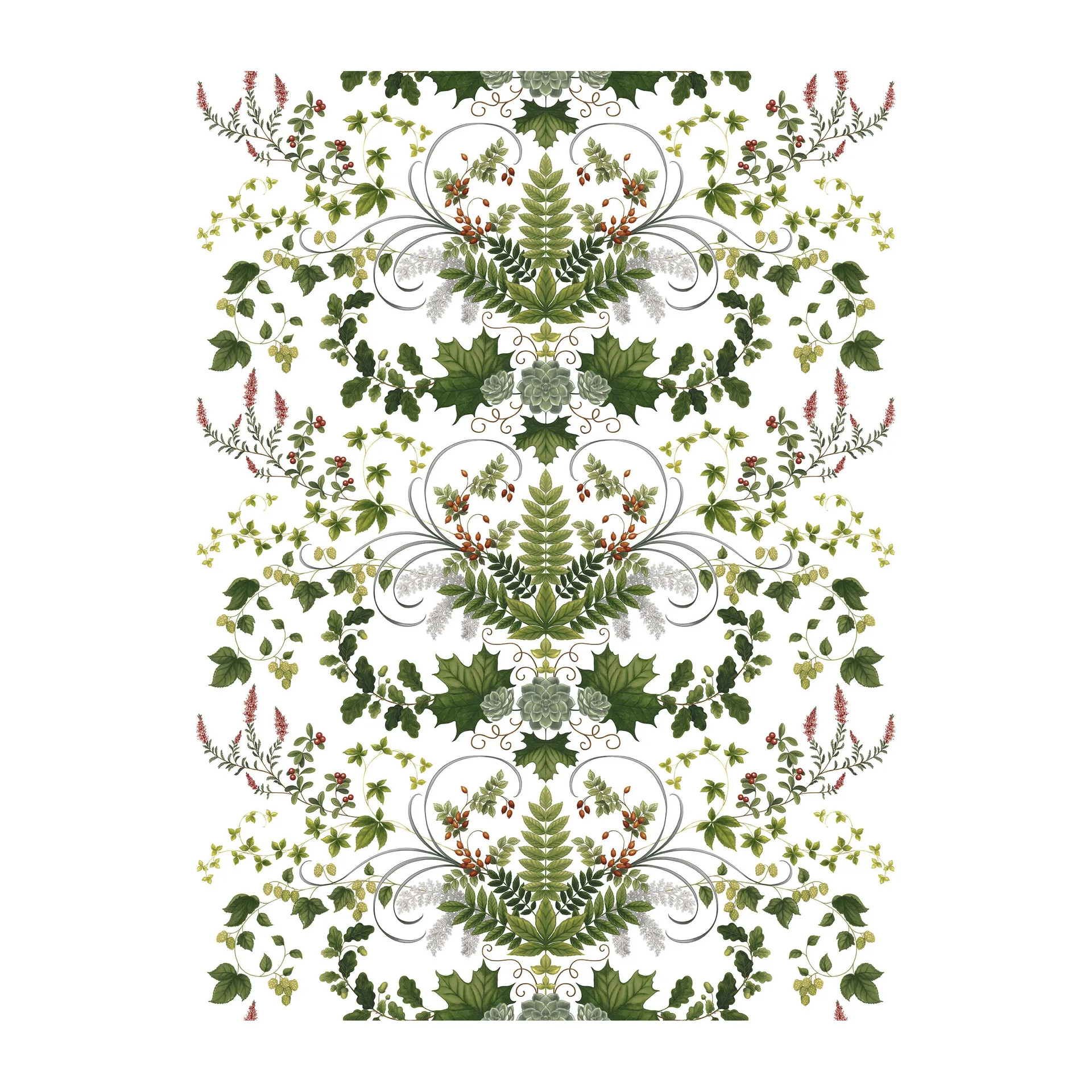 Lövsång tyg, Grön Arvidssons Textil