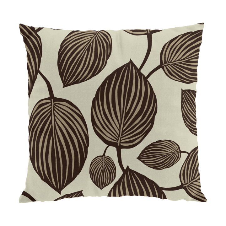 Lyckans blad kuddfodral 45x45 cm - Brun - Arvidssons Textil