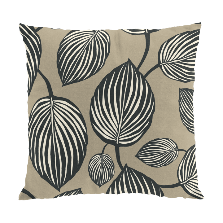 Lyckans blad kuddfodral 45x45 cm - Grå - Arvidssons Textil