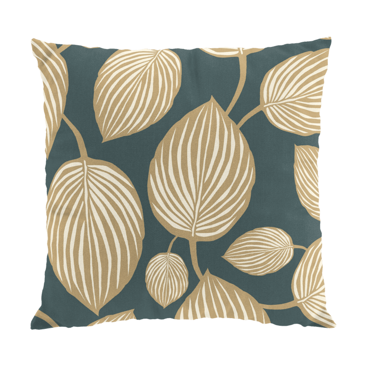 Lyckans blad kuddfodral 45x45 cm - Turkos - Arvidssons Textil