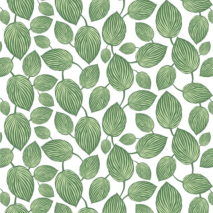 Lyckans blad vaxduk - grön - Arvidssons Textil