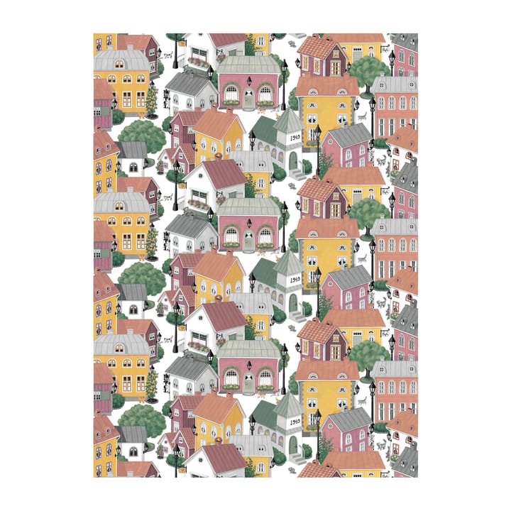 Lyckeby blommar tyg - Rosa - Arvidssons Textil