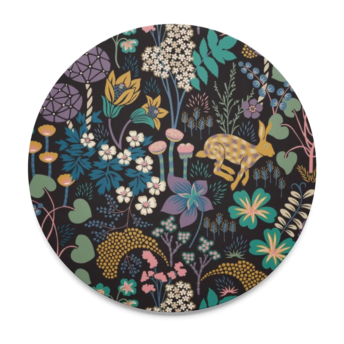 Arvidssons Textil Lyckeflykt grytunderlägg Ø21 cm Svart