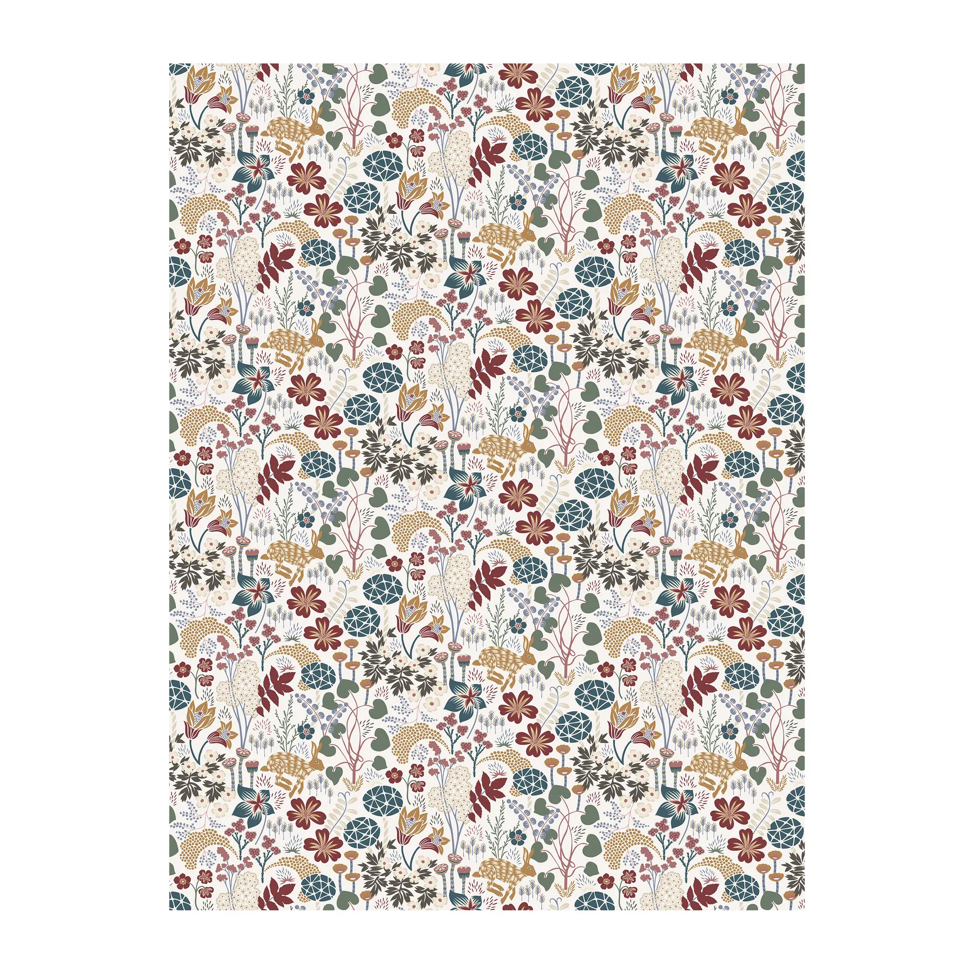 Lyckeflykt vaxduk, Rost-brun Arvidssons Textil