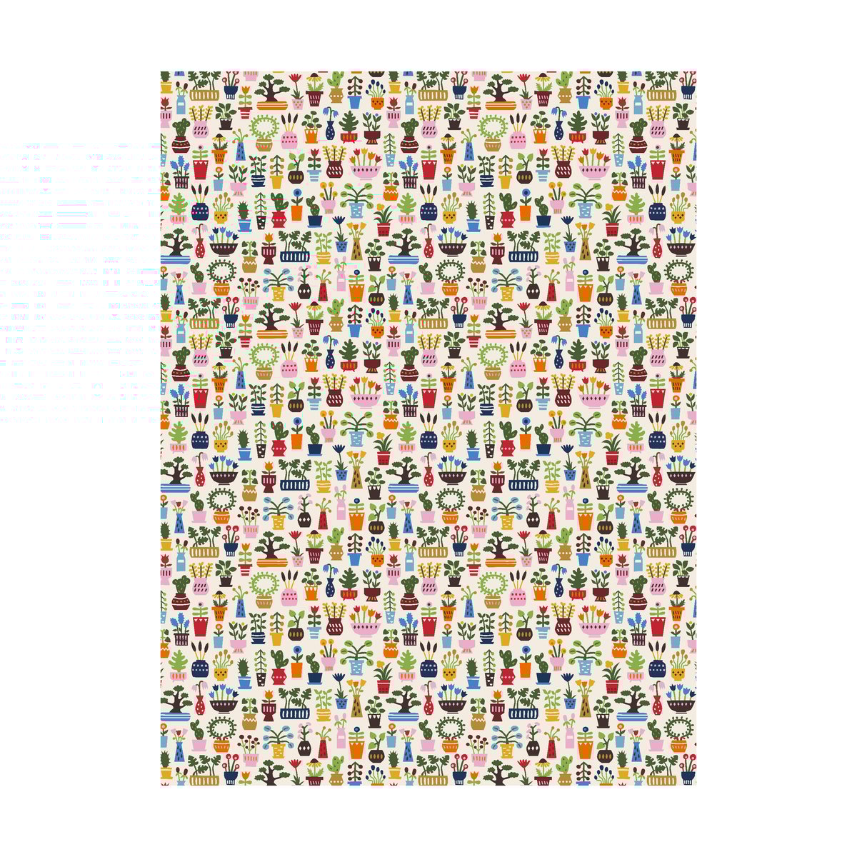 Arvidssons Textil Orangeriet tyg Multi | Skandinavisk Design | Tyger & Metervaror | Multi