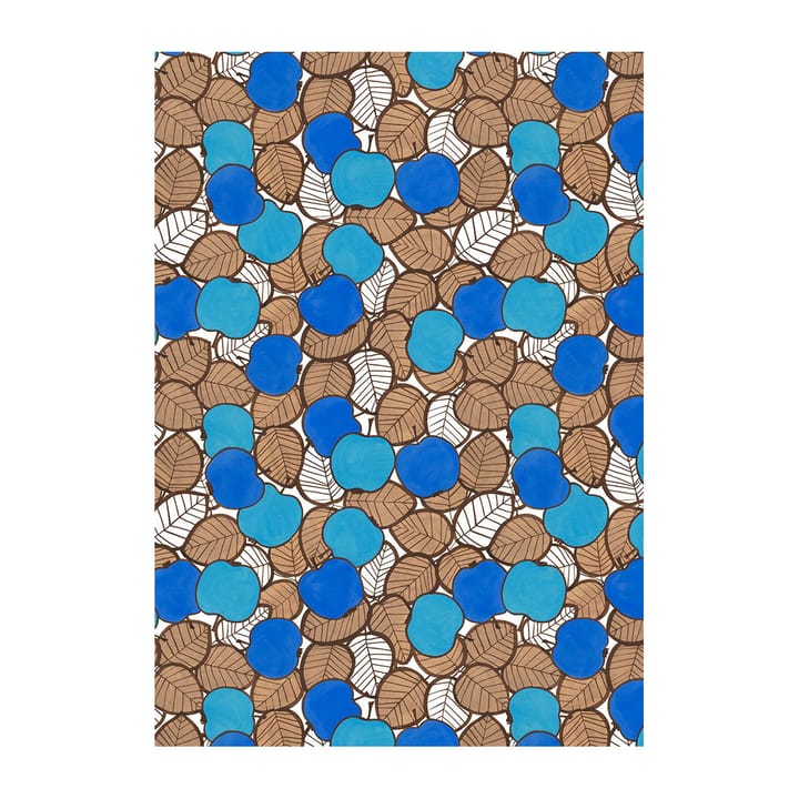 Päppel tyg - Grön-blå - Arvidssons Textil