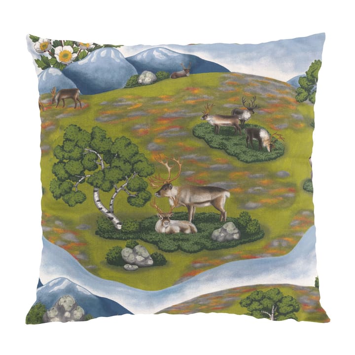 Renvandring kuddfodral 47x47 cm - Grön - Arvidssons Textil