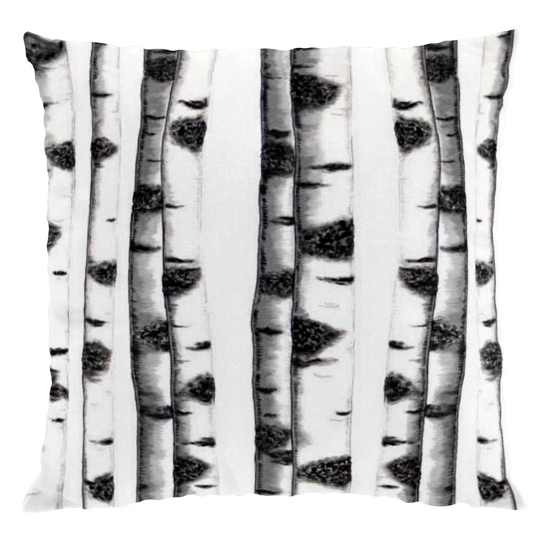 Skogsbryn kuddfodral, svart-vit Arvidssons Textil