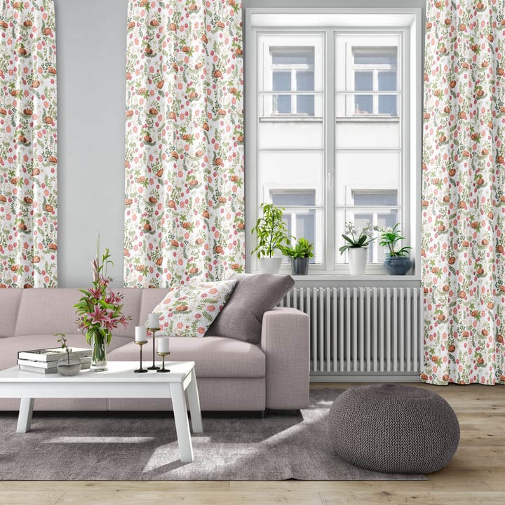 Sova räv tyg, Grön-rosa Arvidssons Textil