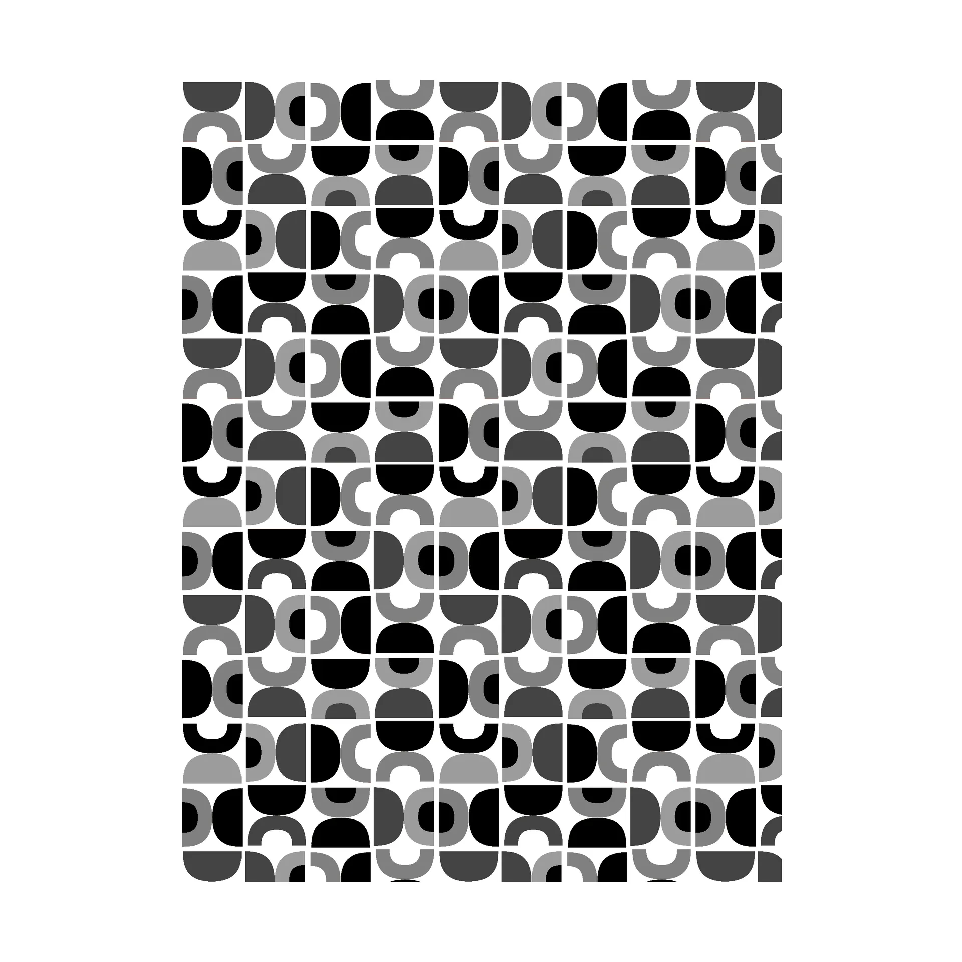 Spiraldans tyg, Grå Arvidssons Textil