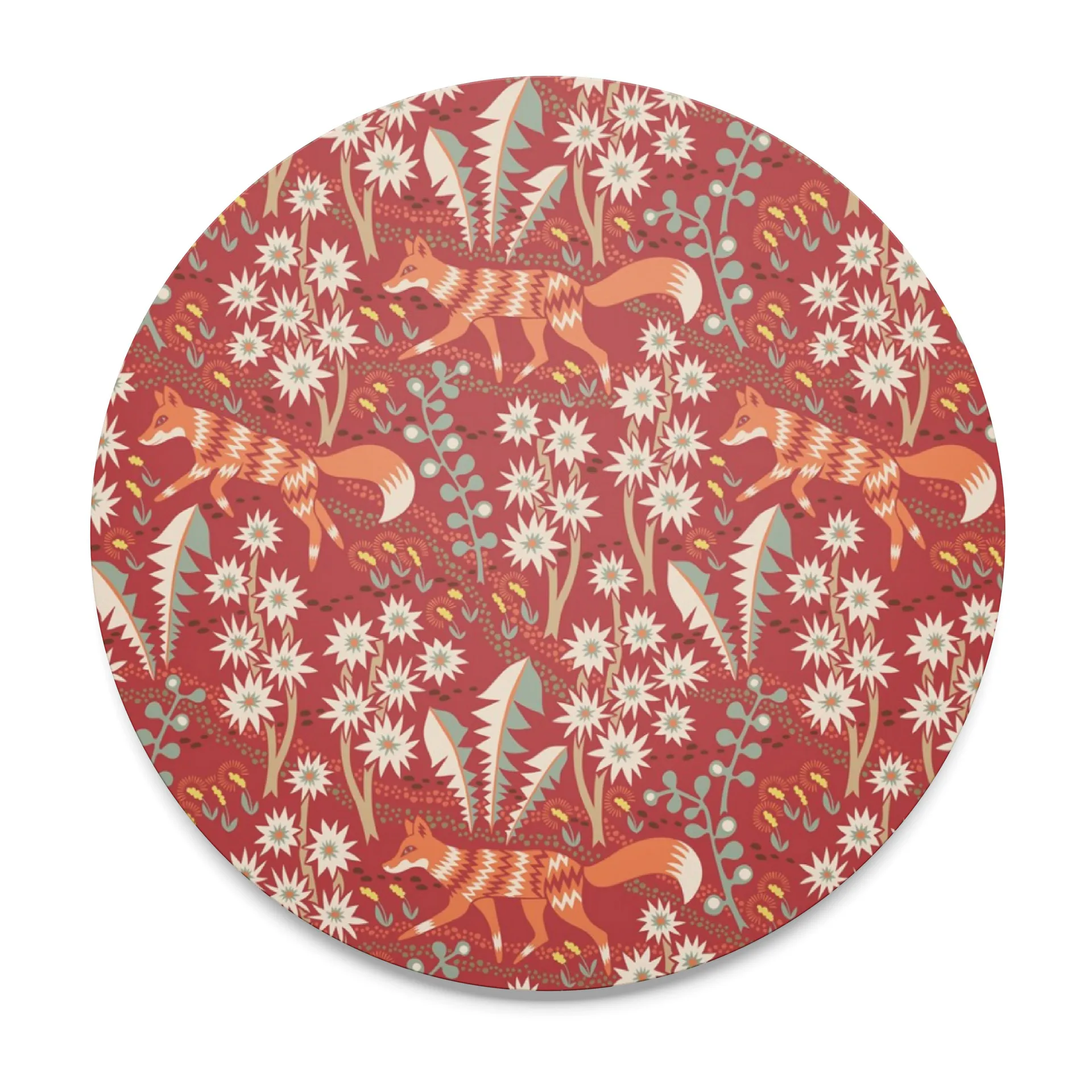 Stjärnspeja grytunderlägg Ø21 cm, Röd Arvidssons Textil
