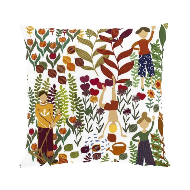 Trädgård kuddfodral 47x47 cm - Rost - Arvidssons Textil