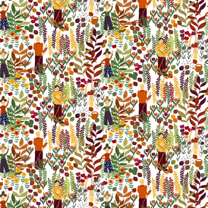 Trädgård tyg - Rost - Arvidssons Textil