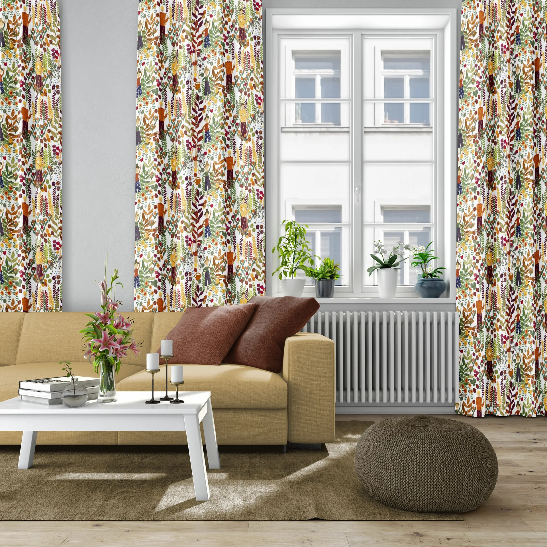 Trädgård tyg, Rost Arvidssons Textil