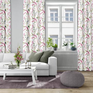 Trädgårdsblom tyg - Rosa - Arvidssons Textil