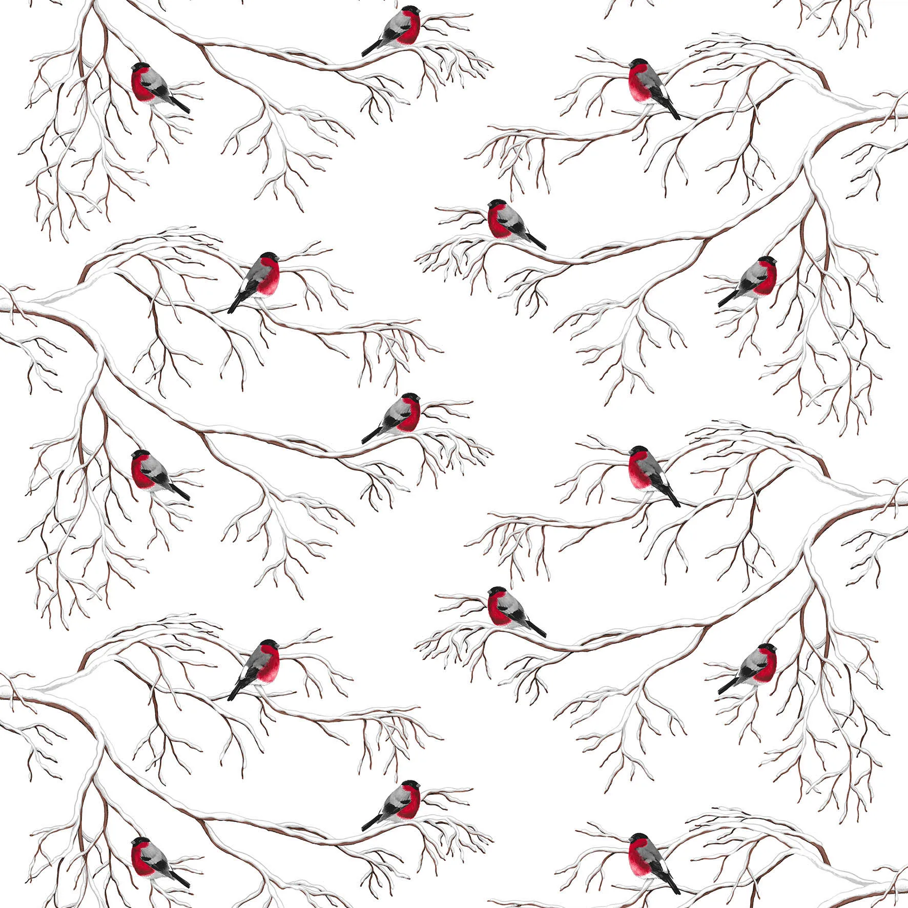 Vinterland tyg, Off white Arvidssons Textil