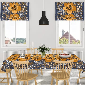 Viveka vaxduk - Orange-blå - Arvidssons Textil