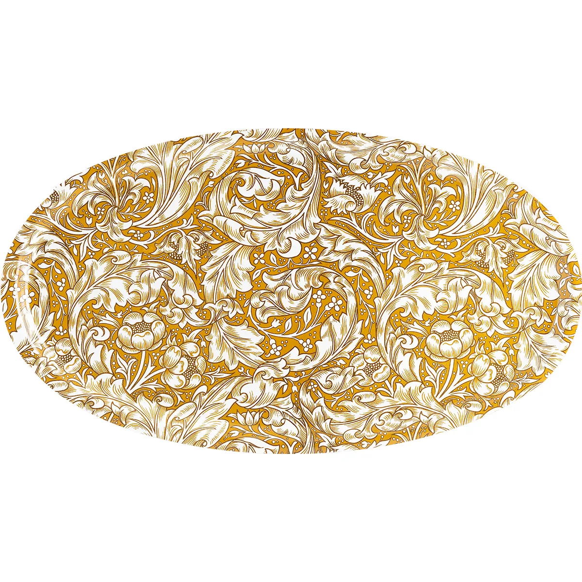 Åry Home Bachelor's Button oval bricka 50x28 cm