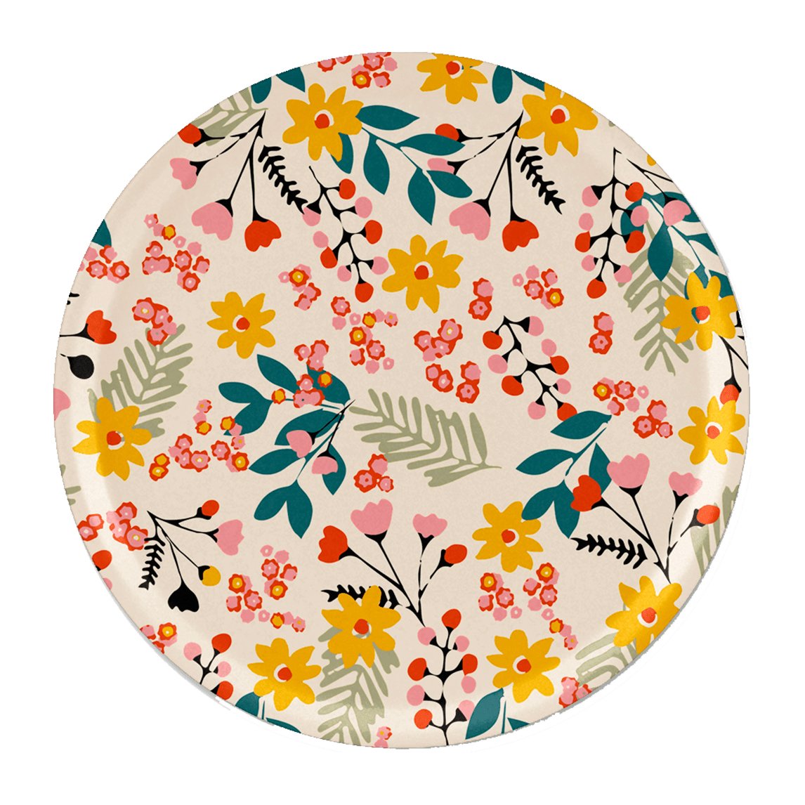 Åry Home Flower bricka 38 cm Pink | Skandinavisk Design | Brickor | Multi