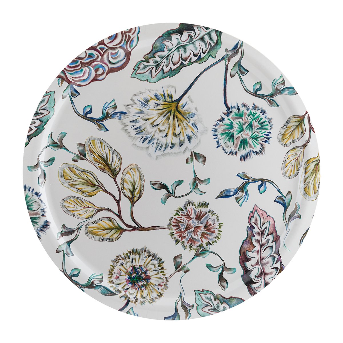 Åry Home In Bloom rund bricka 49 cm | Skandinavisk Design | Brickor | Multi