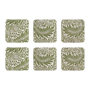 Larkspur glasunderlägg 6-pack - 10x10 cm - Åry Home
