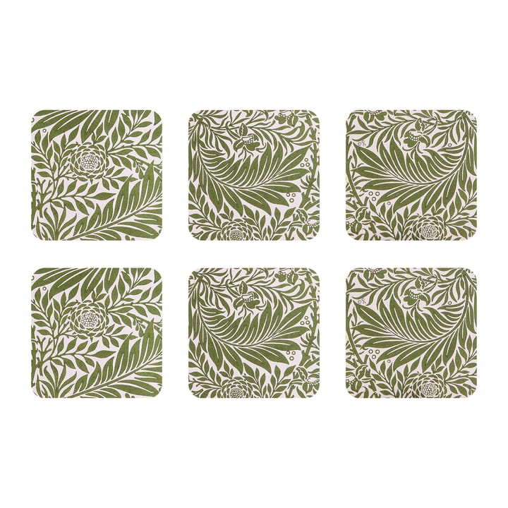 Larkspur glasunderlägg 6-pack - 10x10 cm - Åry Home
