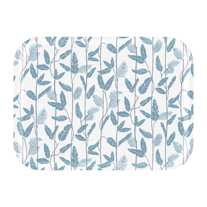 Mougli Blue bricka 20x27 cm - Blue-white - Åry Home
