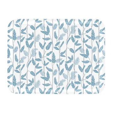 Mougli Blue bricka 33x43 cm - Blue-white - Åry Home