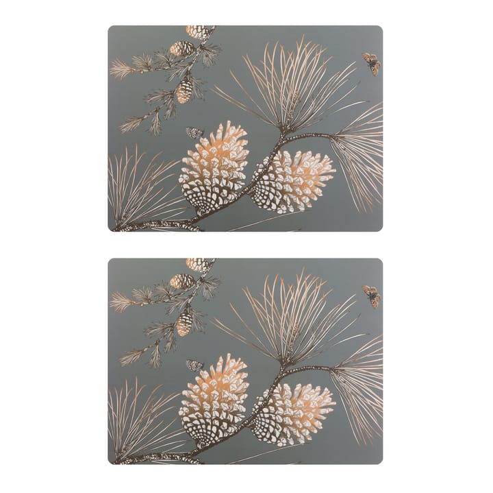 Pine Cone bordstablett 2-pack - Moss grey - Åry Home