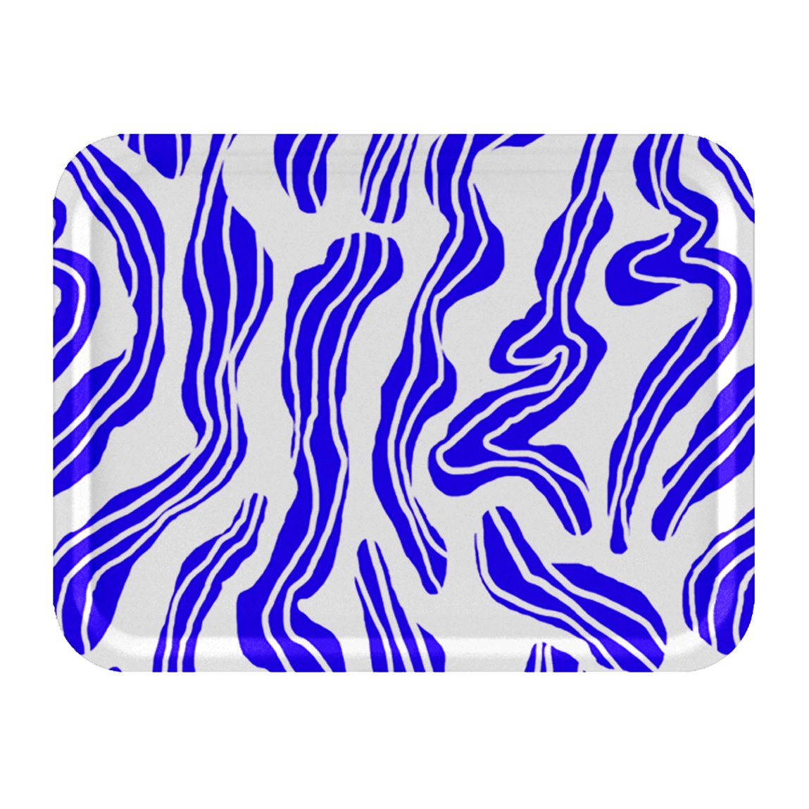 Åry Home Sudd bricka 33x43 cm Blue-white | Skandinavisk Design | Brickor | Blå