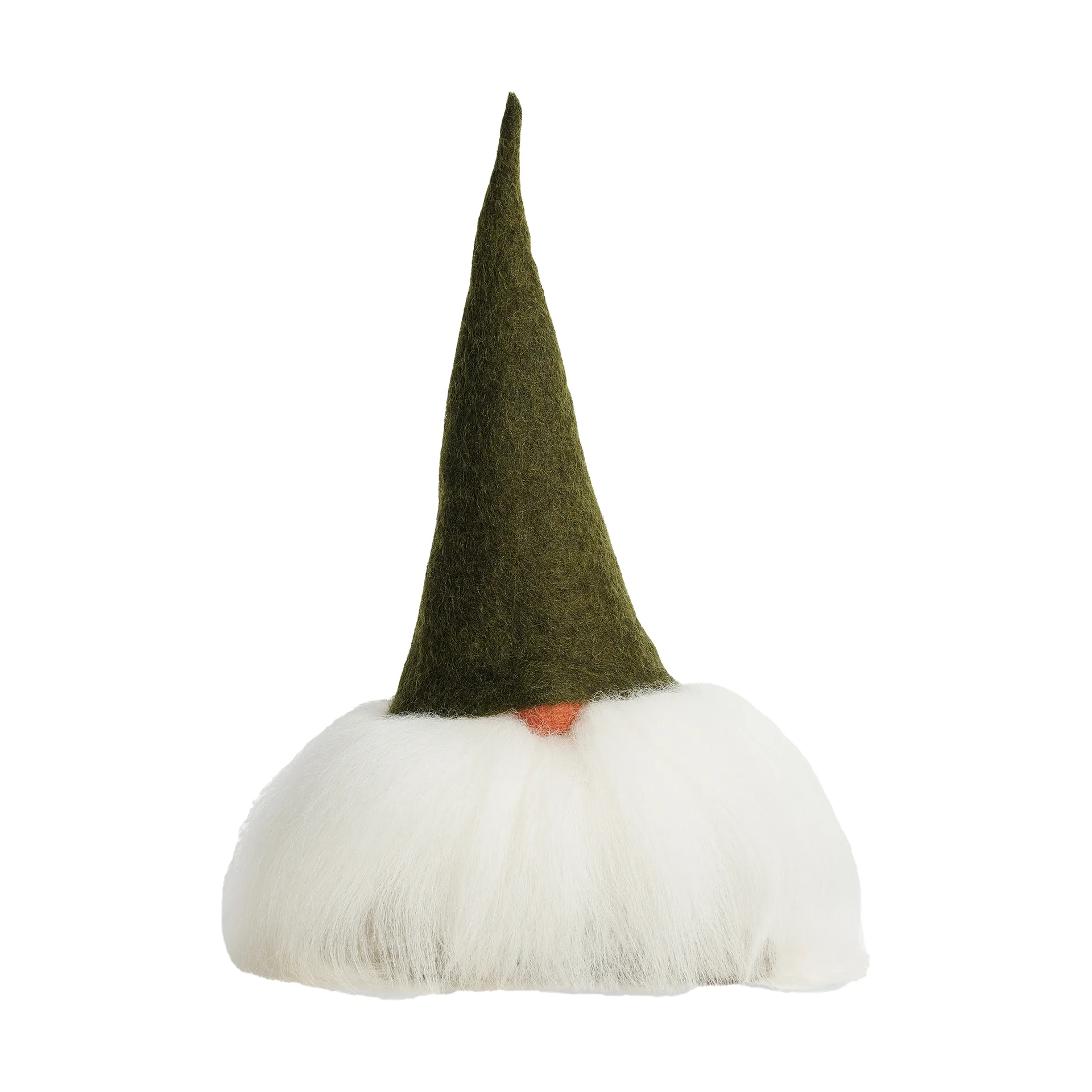 Valter tomte, grön/vit Åsas tomtebod