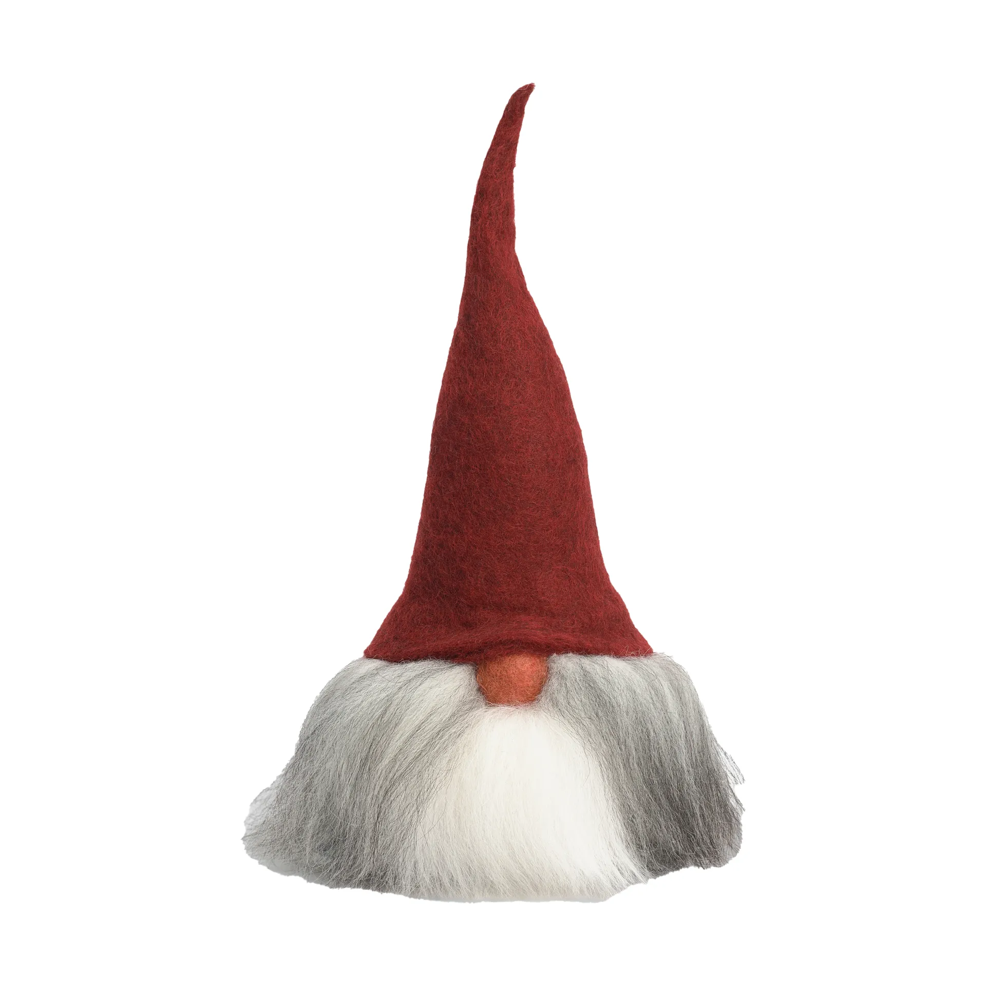 Valter tomte, röd/grå Åsas tomtebod