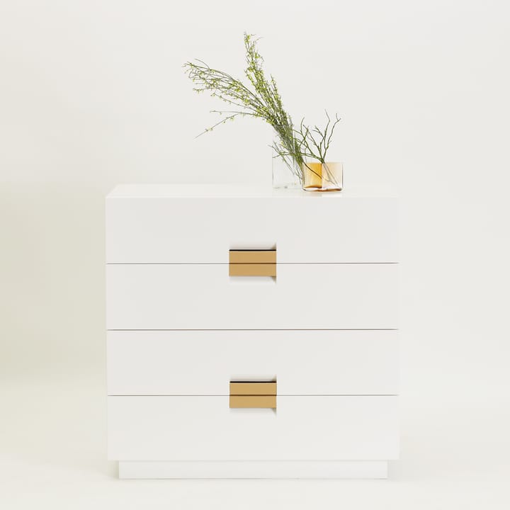 Frame medium byrå, storm grey, läder natural Asplund