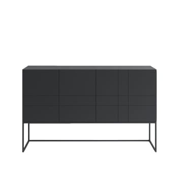 Kilt Light 137 sideboard - char grey, 3 dörrar - Asplund