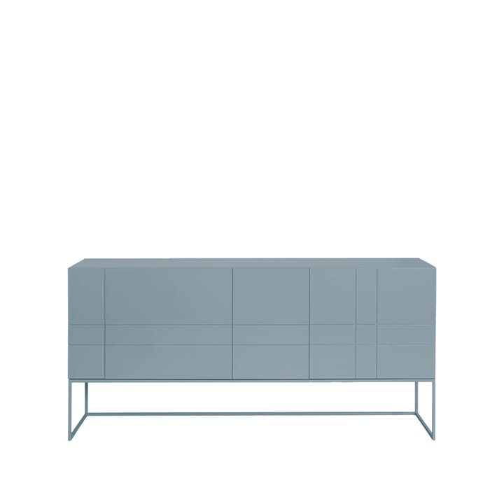 Kilt Light 180 sideboard - nordic blue, 3 dörrar, 2 lådor - Asplund