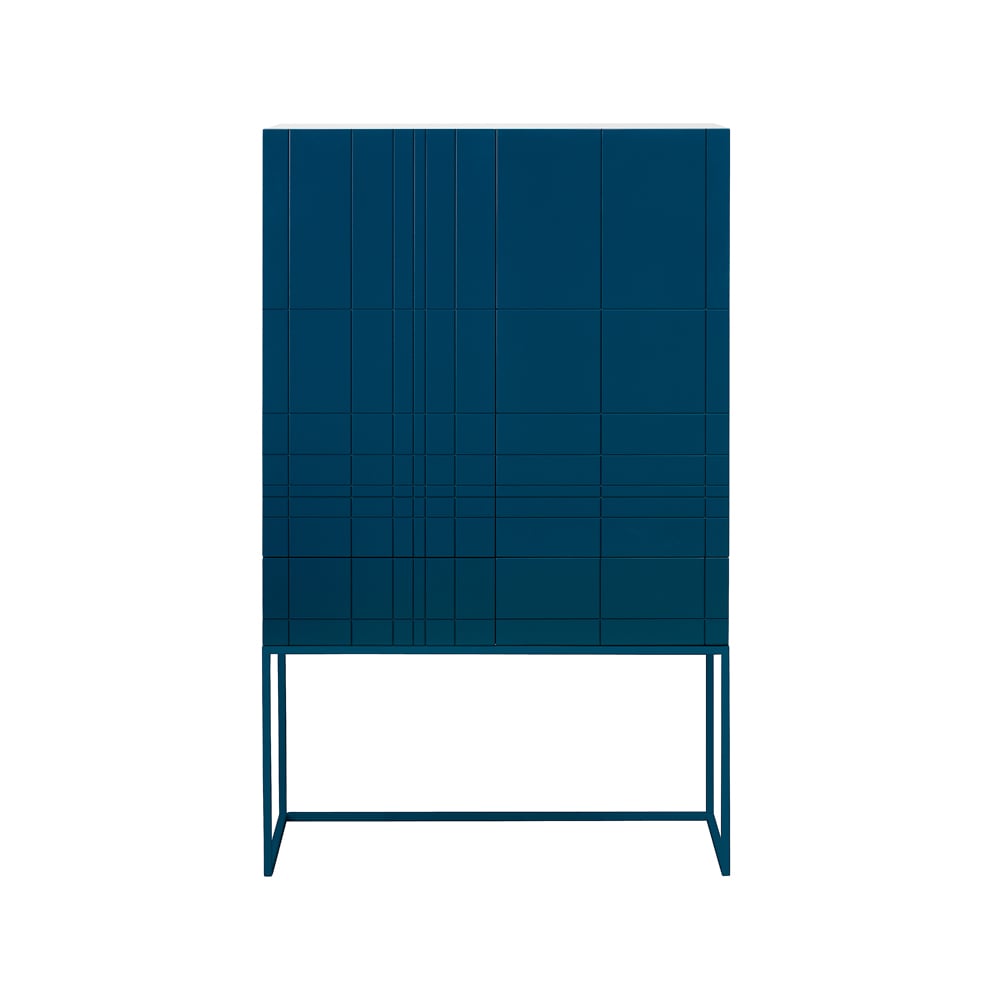Asplund Kilt Light skåp deep blue | Skandinavisk Design | Skåp & Vitrinskåp | Blå