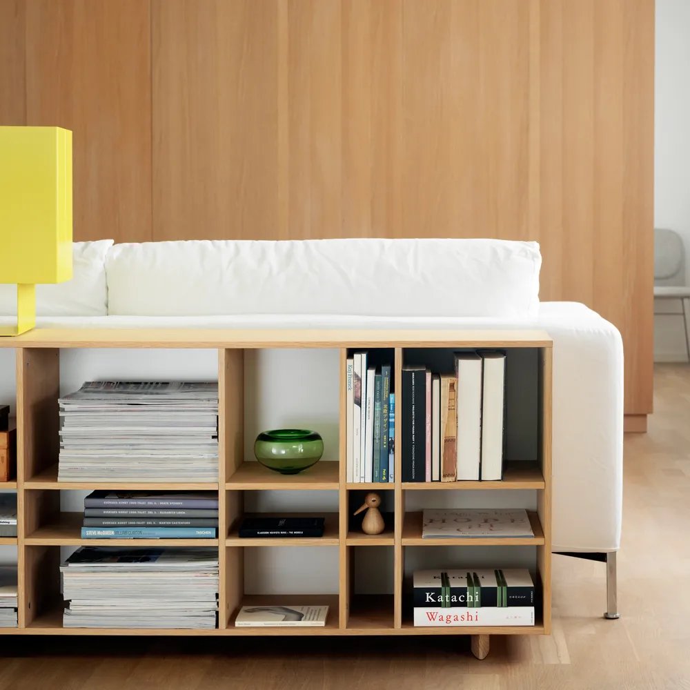 Kilt Open hylla, valnötsbetsad ek (p4), 180, dj.29,5 cm Asplund