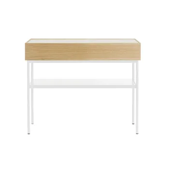 Luc 100 konsolbord - Vitbetsad ek-Carrara marmor, P2 - Asplund