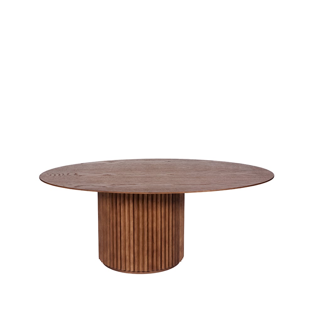 Asplund Palais Ovale soffbord ask teakbetsad | Skandinavisk Design | Soffbord | Brun