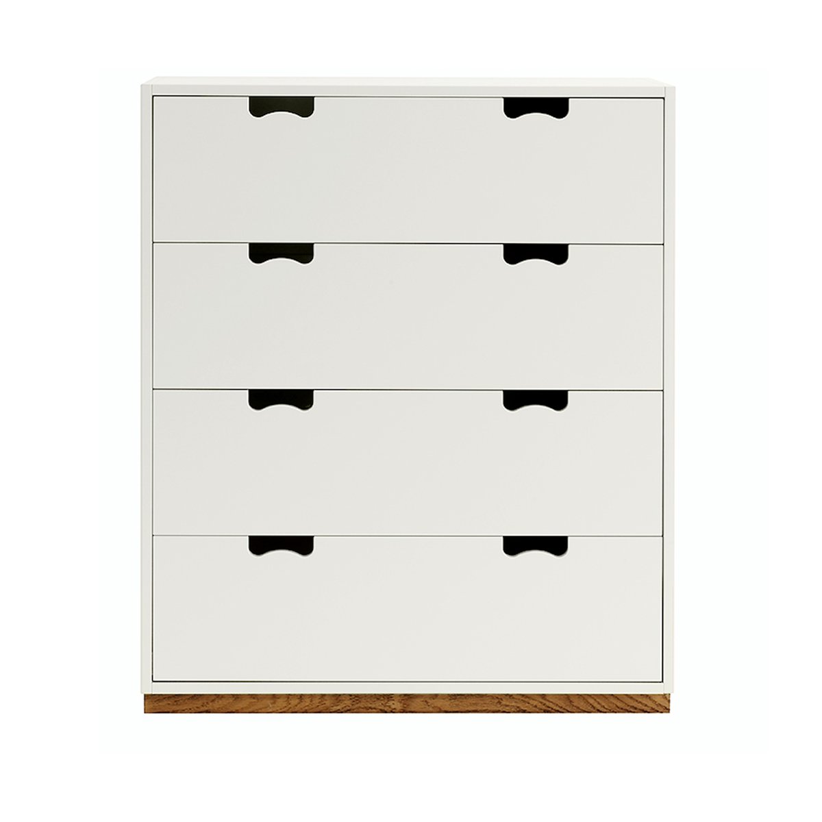 Asplund Snö A byrå white, eksockel | Skandinavisk Design | Byråer | Vit