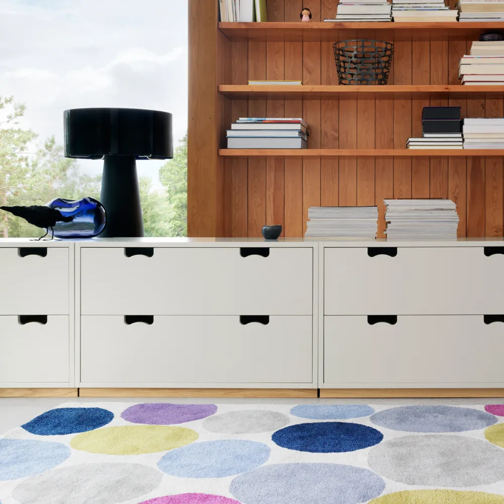 Snö A2 byrå, storm grey, eksockel Asplund