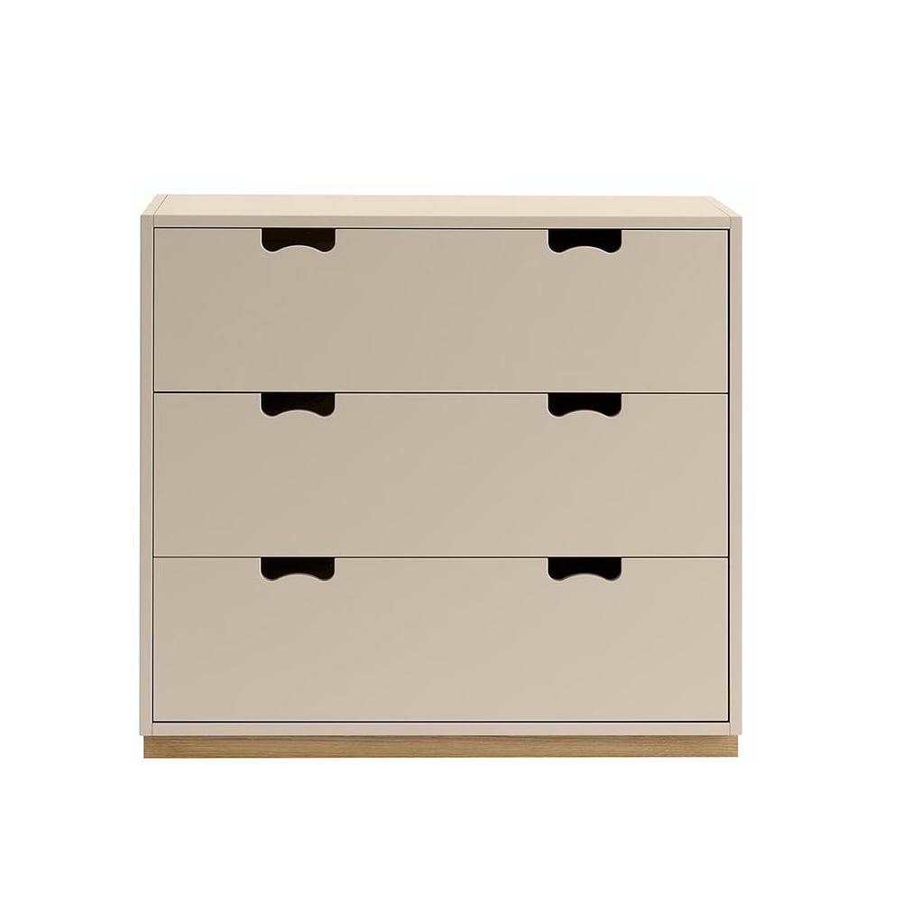 Asplund Snö A3 byrå dark sand, eksockel | Skandinavisk Design | Byråer | Beige