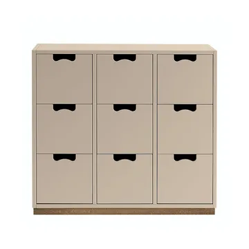 Snö B3 byrå - dark sand, eksockel - Asplund