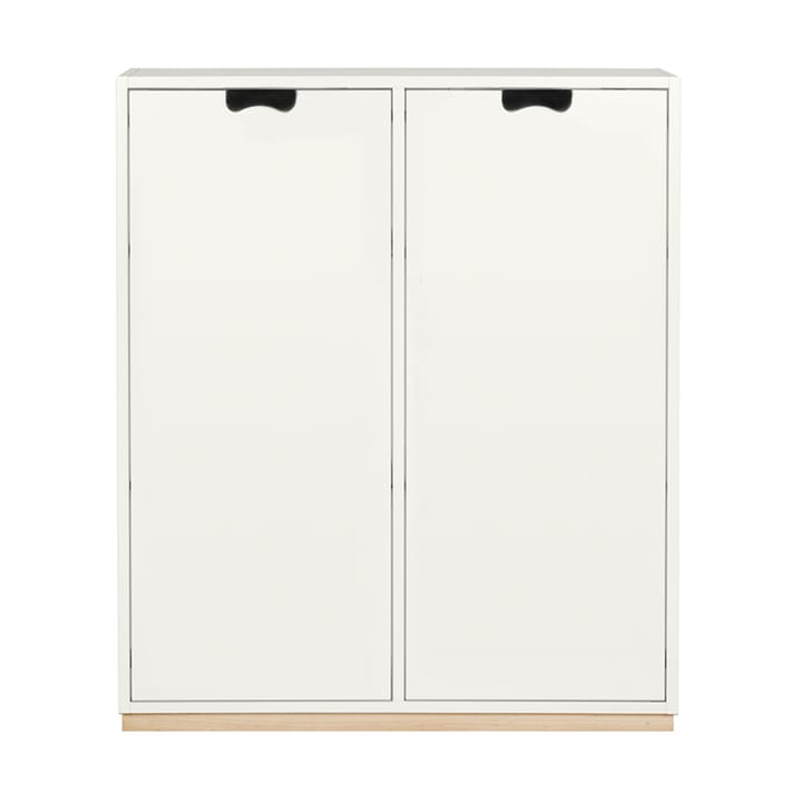 Snö E skåp - white, björksockel/täckta dörrar, dj.42 cm - Asplund