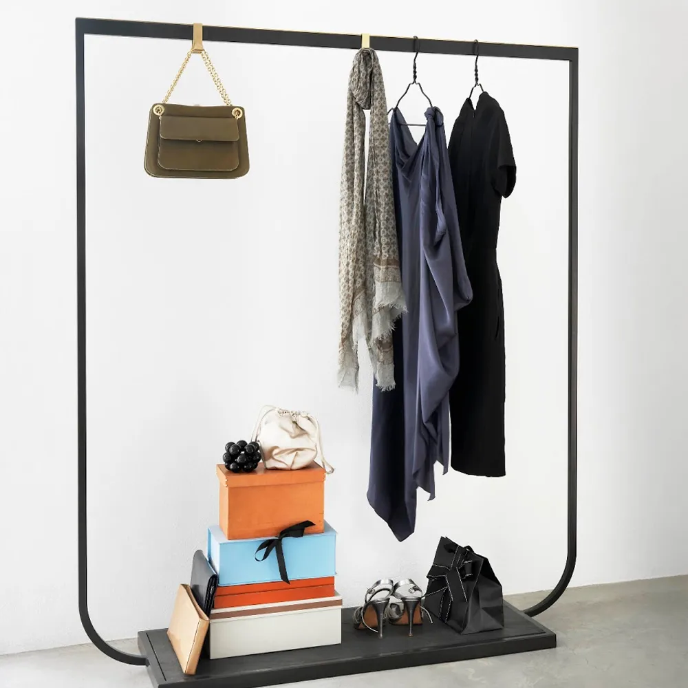 Tati klädhängare, green khaki, large, carrara marmor Asplund