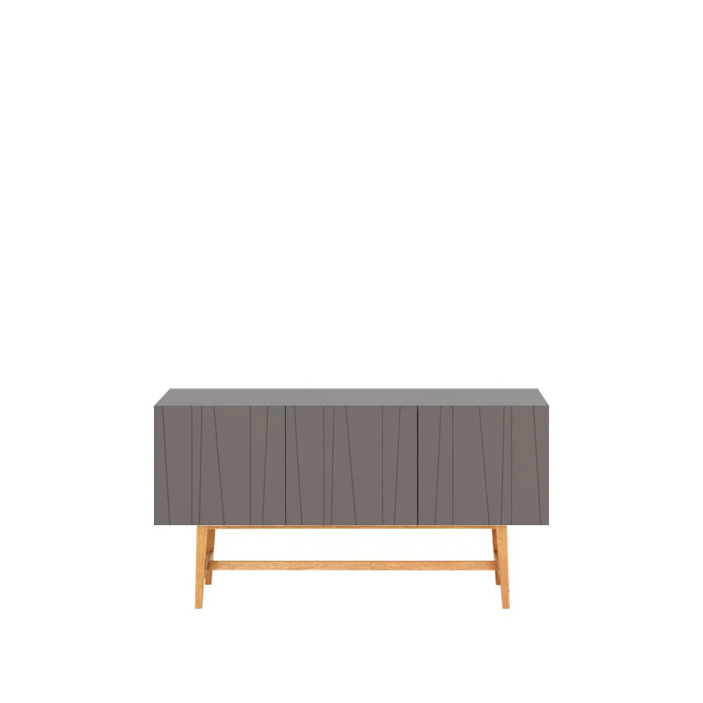 Asplund Vass 40 135 sideboard storm grey, vit ek p2 stativ