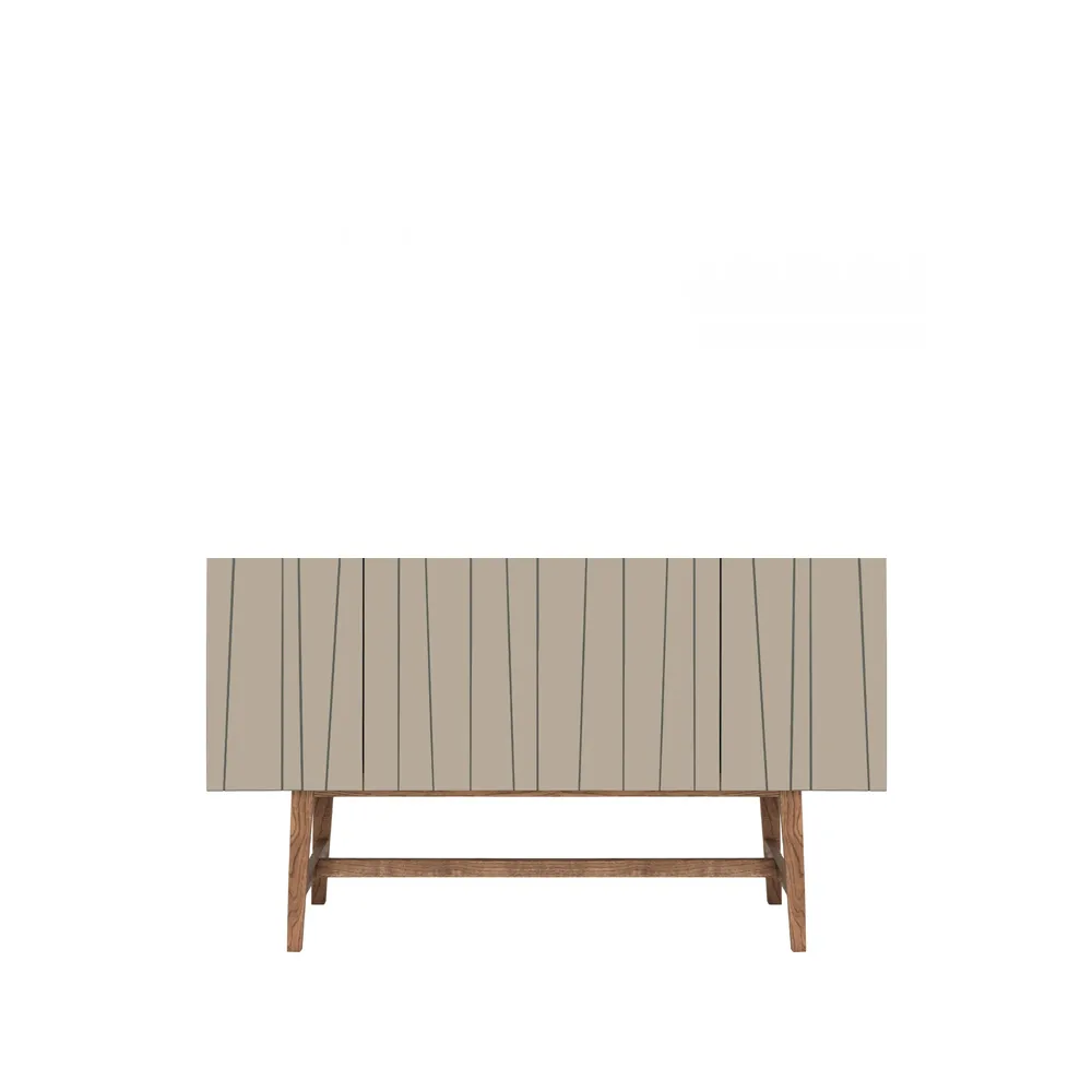 Vass 60 180 sideboard, dark sand, dark smoked oak p6 stativ Asplund