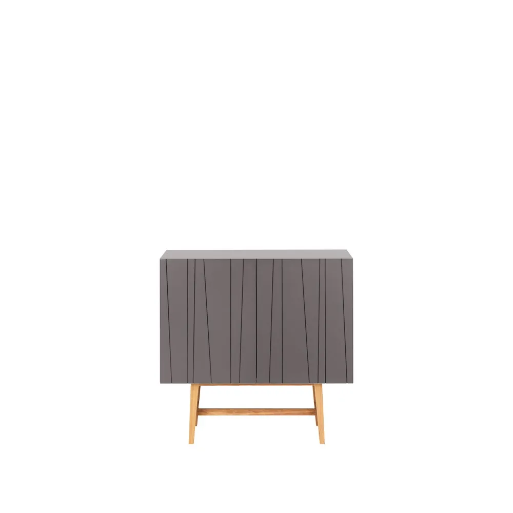Vass 60 90 sideboard, storm grey, vit ek p2 stativ Asplund