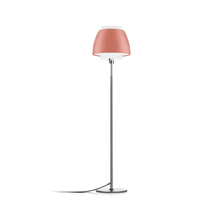 Buzz golvlampa - laxrosa, led, hög - Ateljé Lyktan