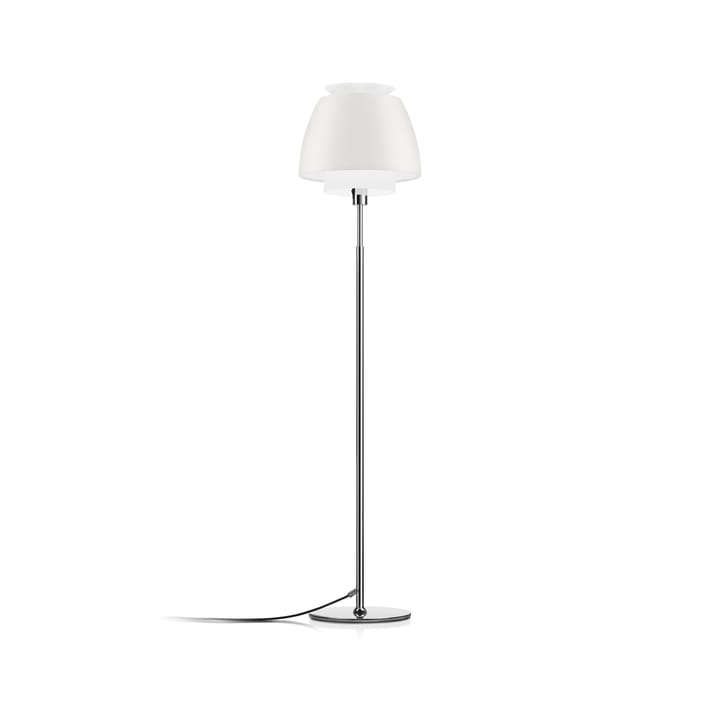 Buzz golvlampa - vit, led, hög - Ateljé Lyktan